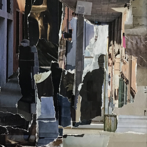 Straatbeeld, collage